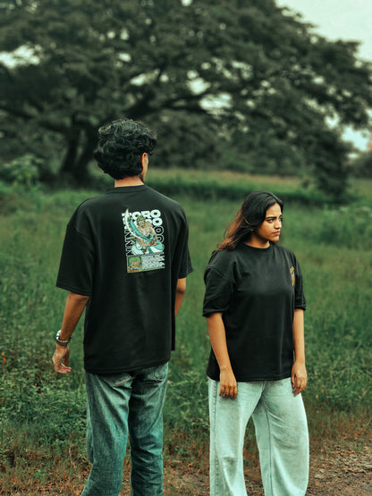 Roronoa Zoro|300 GSM Embroidered Oversized T-shirt